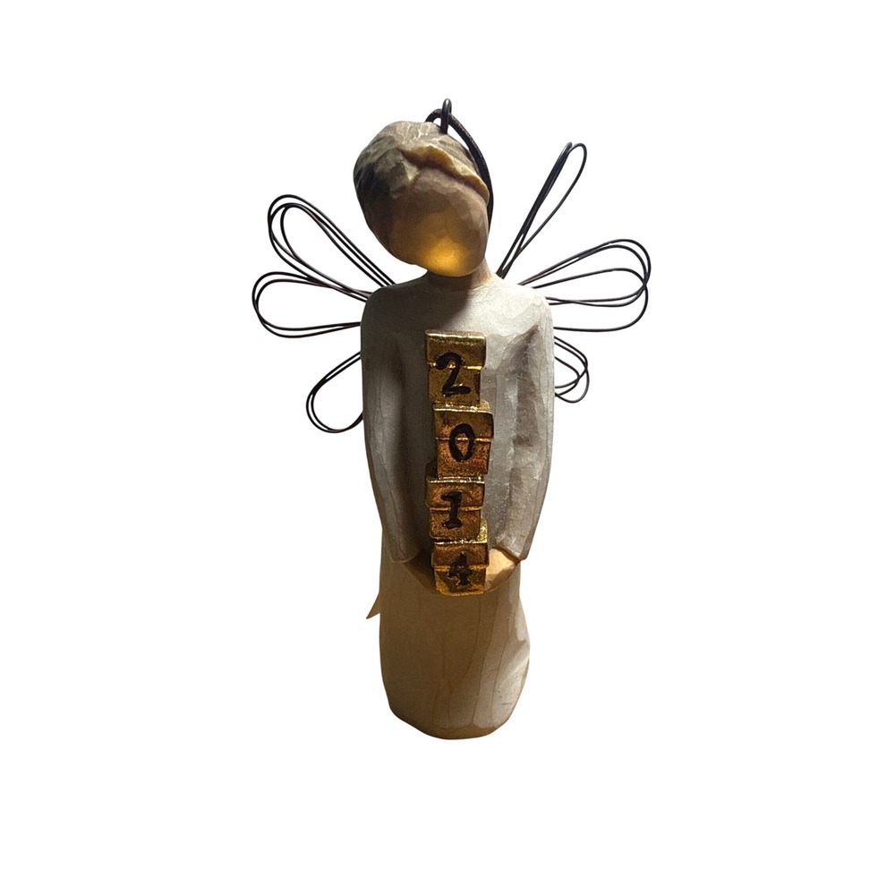 Willow Tree 2014 Ornament Filled With Golden Memories Angel Susan Lordi 27271